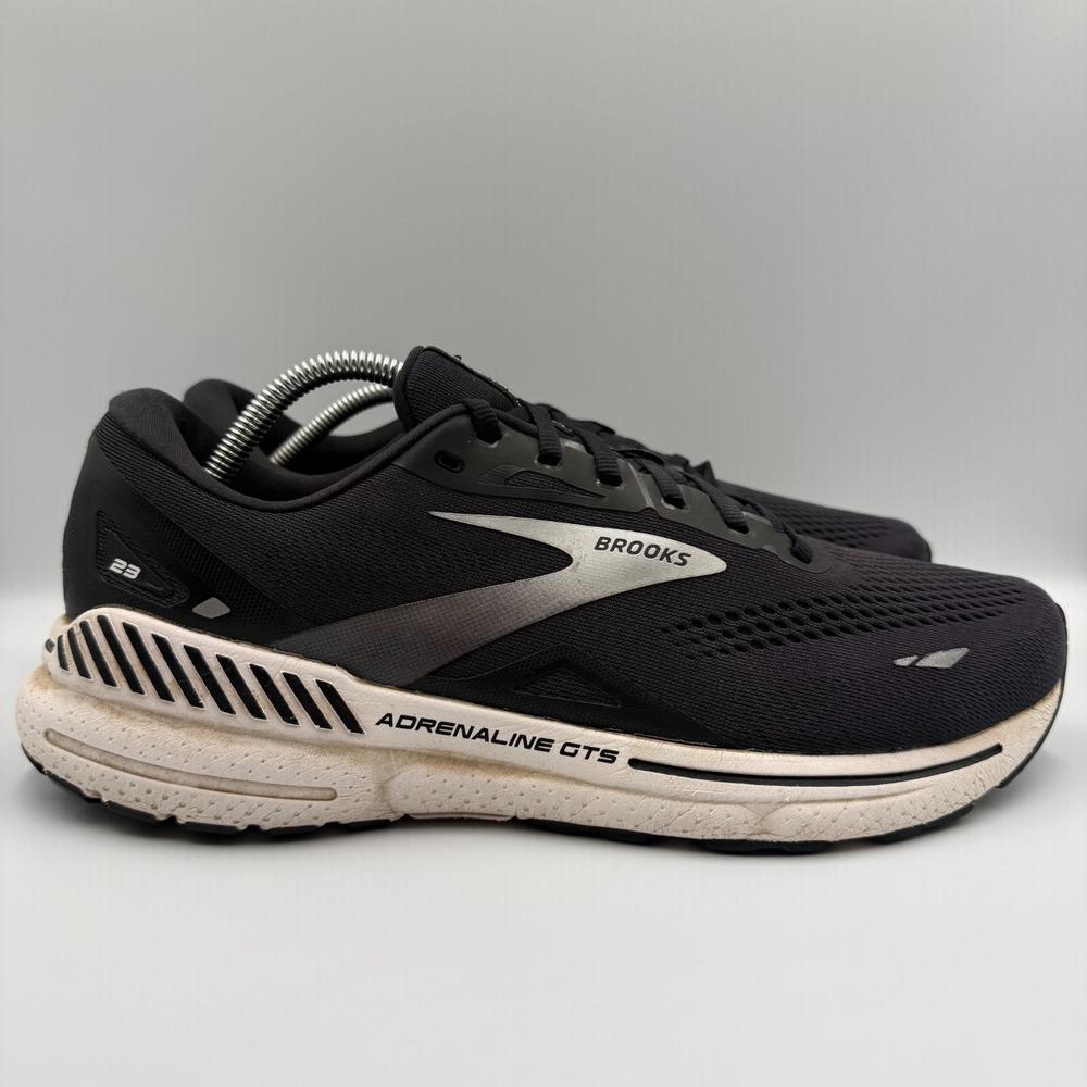 Brooks Adrenaline GTS 23 Black Running Shoes Mens Size 11.5 Sneakers 1103912E004